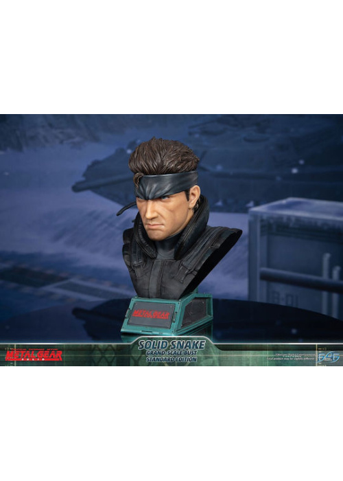 Metal Gear Solid (Solid Snake Grand-Scale Bust) RESIN Statue Videogames NEW