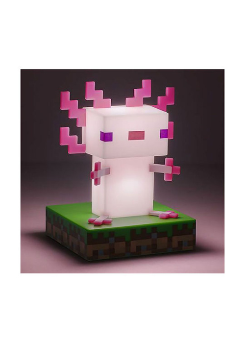 Minecraft - Axolotl Icon Light Videogames NEW