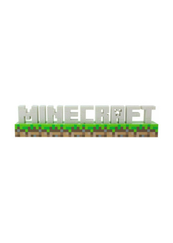 Minecraft Logo Light Videogames Green NEW