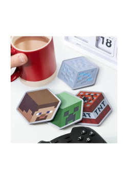 Minecraft Metal Coasters Videogames NEW