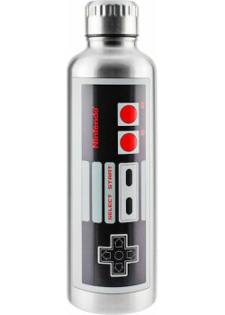 NES Metal Water Bottle Videogames 500.0 NEW