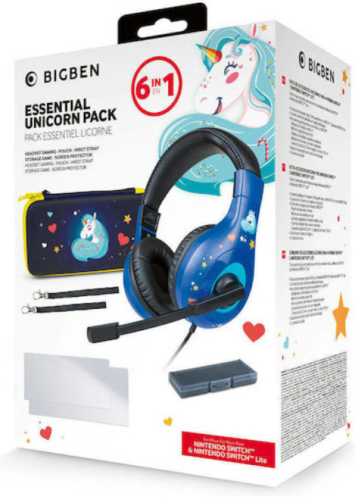 Nacon Essential Pack Switch Unicorn Nintendo Switch NEW