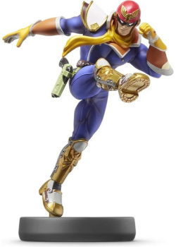 Nintendo Amiibo Figurine Captain Falcon Wii U NEW