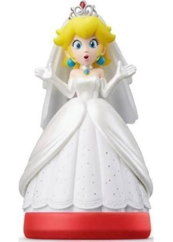 Nintendo Amiibo Peach in wedding outfit (Super Mario Collection) Toys for games NEW