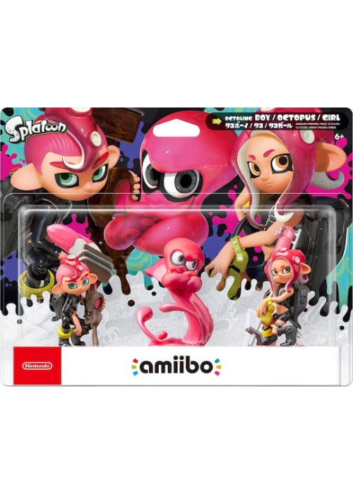 Nintendo Amiibo Splatoon Octoling - 3 Pack Toys for games NEW