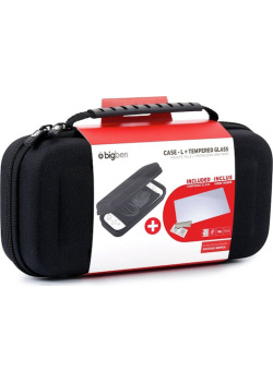 Nintendo Switch Big Ben Protection Kit (Case - L + Tempered Glass) NEW
