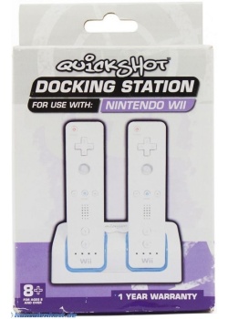 Nintendo Wii Mote Controller Docking Station with batteries (BOXED) (Used)