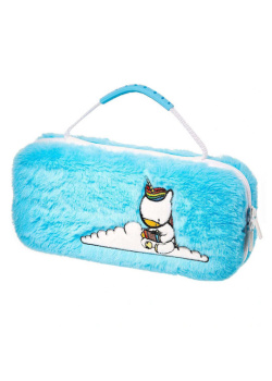 Numskull Nintendo Switch Unicorn Blue Fluffy Carry Case Nintendo Switch NEW