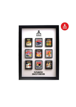 Official Atari 3D Wall Art - Cartridge Collection Videogames NEW