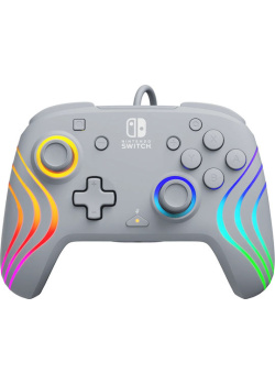 PDP Afterglow Wave Wired Controller Grey Switch Nintendo Switch NEW