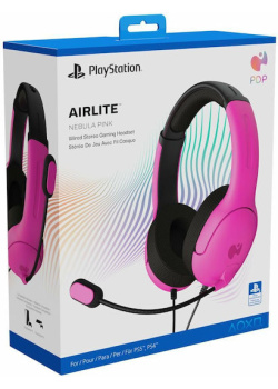 PDP Airlite Headset Wired Nebula Pink PS5 NEW