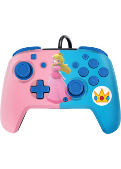 PDP Faceoff Deluxe Audio Wired Controller Peach Licensed Switch Nintendo Switch NEW