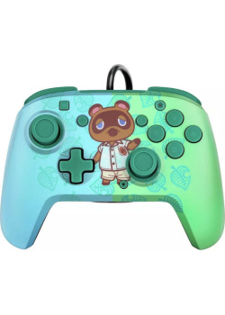 PDP Nintendo Switch Faceoff Deluxe Controller + Audio - Animal Crossing NEW