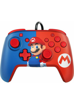 PDP Nintendo Switch Faceoff Deluxe Controller + Audio - Mario Nintendo Switch NEW