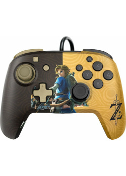 PDP Nintendo Switch Faceoff Deluxe Controller + Audio - Zelda Nintendo Switch NEW