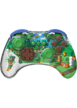 PDP REALMz - Wireless Controller - Minecraft Forest Biome Nintendo Switch NEW