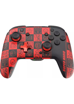 PDP Rematch Wireless Controller Glow Super Icon Switch Nintendo Switch NEW