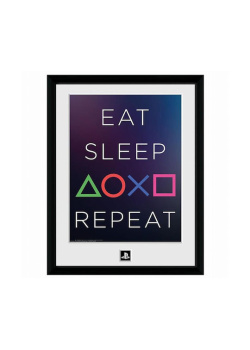PLAYSTATION Framed print Edge of Space Videogames NEW