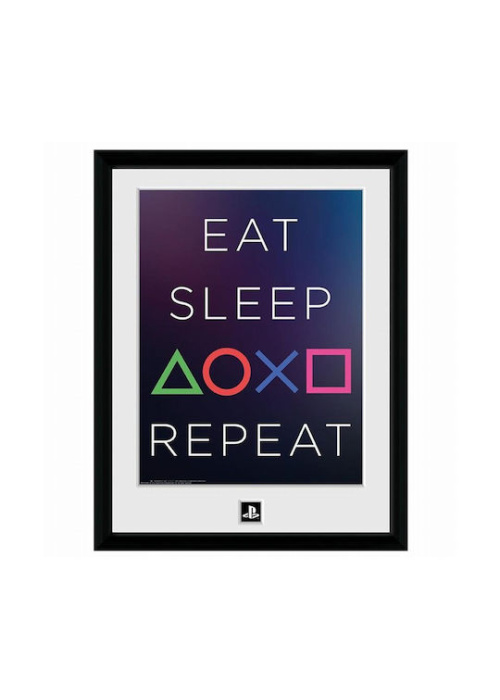 PLAYSTATION Framed print Edge of Space Videogames NEW