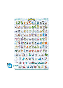 POKEMON - Poster Maxi 91.5x61 - Sinnoh Pokemon Videogames NEW