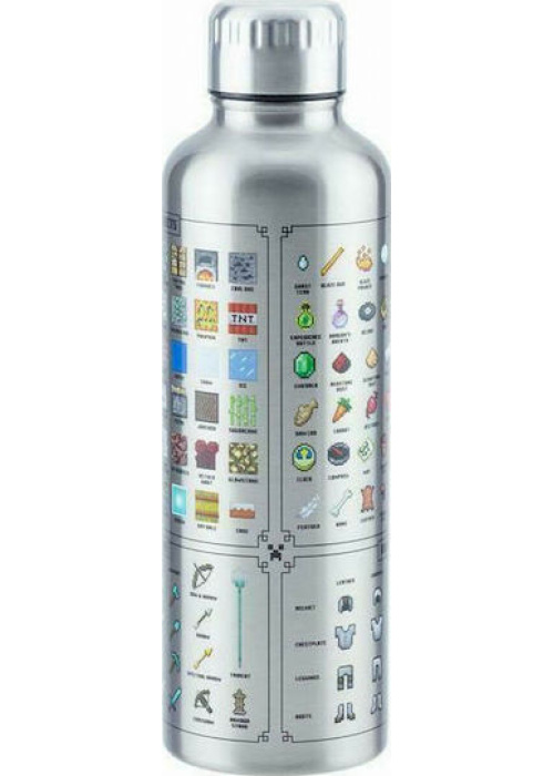 Paladone Minecraft Metal Water Bottle Videogames 500.0 NEW