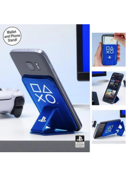 Playstation Card Holder And Phone Stand Videogames NEW