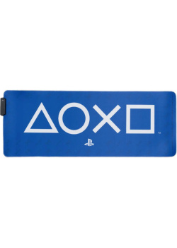 Playstation Light Up Desk Mat Videogames NEW