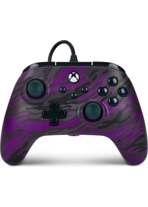 PowerA Advantage Wired Controller - Xbox Series XS - Purple Camo Xbox Series X NEW