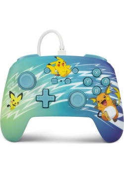 PowerA Enhanced Wired Controller - Nintendo Switch - Pikachu Evolution NEW