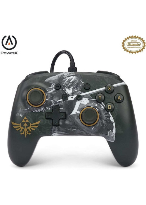 PowerA Enhanced Wired Controller for Nintendo Switch - Battle-Ready Link NEW