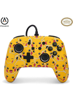 PowerA Enhanced Wired Controller for Nintendo Switch - Pikachu Moods NEW
