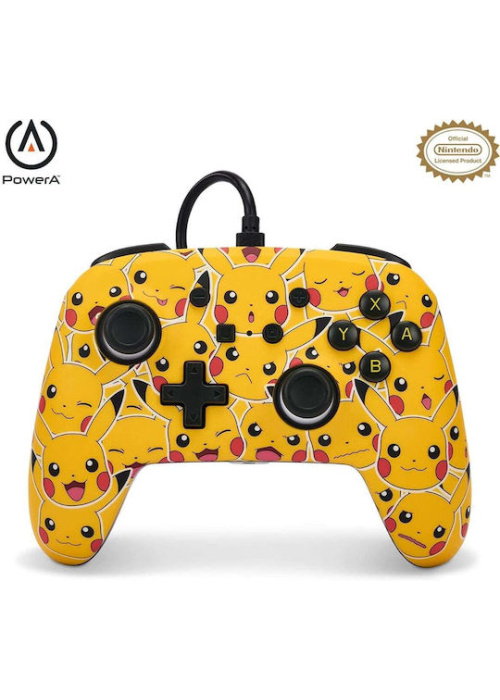 PowerA Enhanced Wired Controller for Nintendo Switch - Pikachu Moods NEW