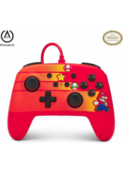 PowerA Enhanced Wired Controller for Nintendo Switch - Speedster Mario NEW