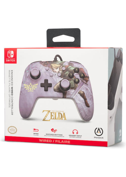 PowerA Enhanced Wired Controller for Nintendo Switch - Valiant Link NEW