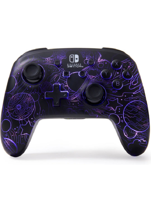 PowerA Enhanced Wireless Controller With Lumectra - Galactic Vortex (Nintendo Sw NEW