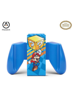 PowerA JOY-CON Comfort Grip - Mystery Block Mario Nintendo Switch NEW