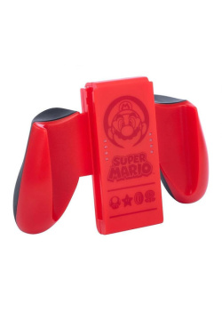 PowerA JOY-CON Comfort Grip - Super Mario Red Nintendo Switch Nintendo Switch NEW