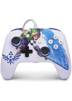 PowerA NSW ENH Wired Controller -  Master Sword Attack Nintendo Switch NEW
