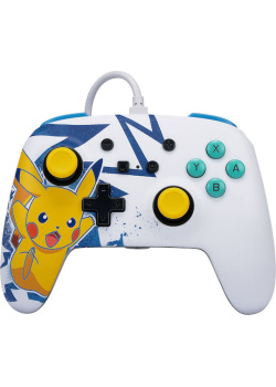 PowerA NSW ENH Wired Controller - Pikachu High Voltage Nintendo Switch NEW