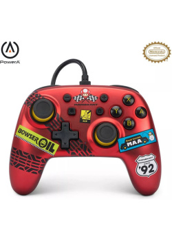 PowerA Nano Wired Switch Controller - Mario Kart Racer Red Nintendo Switch NEW