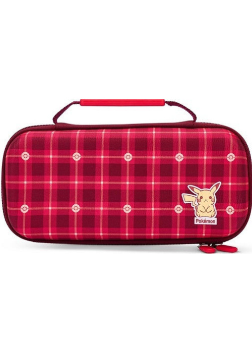PowerA Protection Case Nintendo Switch - Pikachu Plaid - (SwitchOLEDLite) NEW