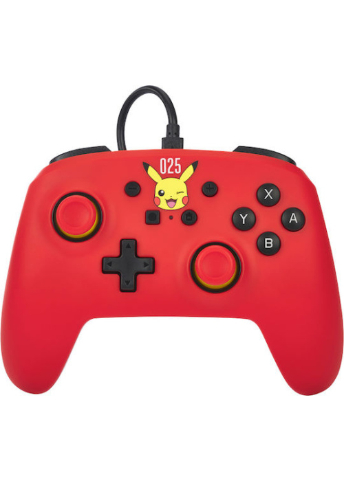 PowerA Wired Controller - Laughing Pikachu Nintendo Switch Nintendo Switch NEW