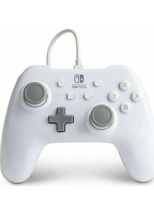 PowerA Wired Controller - White Nintendo Switch NEW