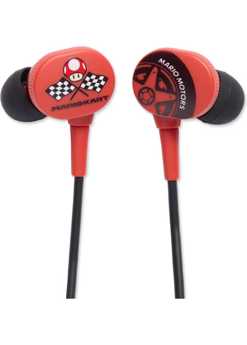 PowerA Wired Earbuds - Mario Kart Motors (Nintendo Switch) Nintendo Switch NEW