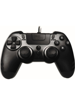 STEELPLAY - MetalTech Wired Controller - BLACK PS4 NEW
