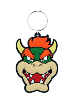 SUPER MARIO (BOWSER) PVC KEYCHAIN Videogames NEW