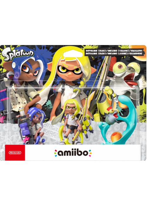 Splatoon 3, Amiibo Triple Pack Toys for games NEW