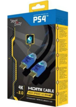 Steelplay 4K 2.0 HDMI High Speed Ultra HD LEC Cable 2M PS4 NEW