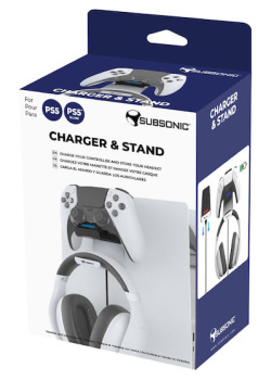 Subsonic Charger And Stand  - PS5PS5 Slim PS5 NEW