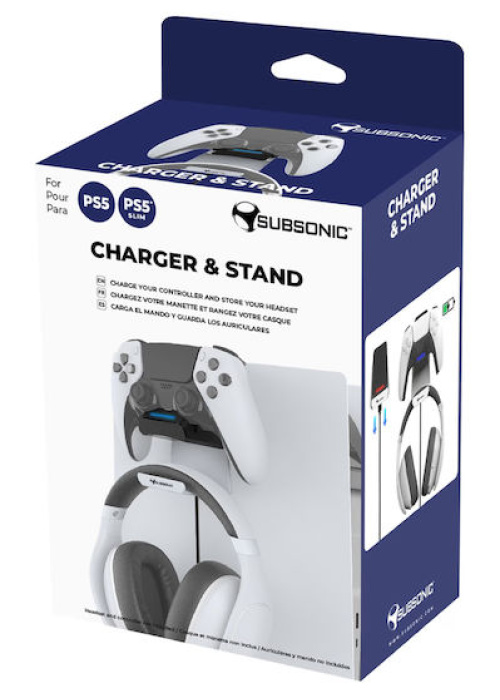 Subsonic Charger And Stand  - PS5PS5 Slim PS5 NEW
